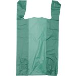 Green HDPE T-Shirt Bag On Roll-100% Virgin